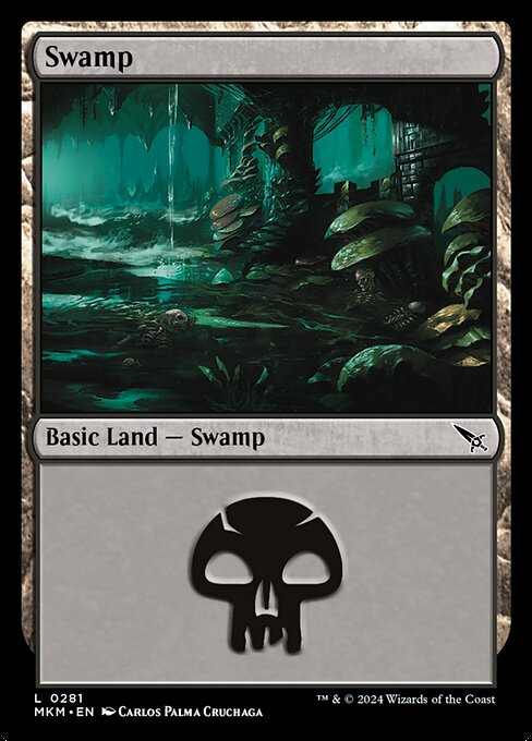 【Foil】【EN】Swamp [MKM] 無C No.281