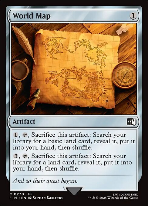 【EN】ワールドマップ/World Map [FIN] 茶C No.270