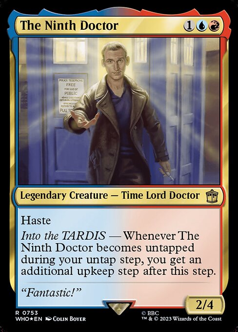 【サージFoil】【Foil】【EN】９代目ドクター/The Ninth Doctor [WHO] 金R No.753