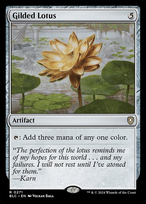 【EN】金粉の水蓮/Gilded Lotus [BLC] 茶R No.271