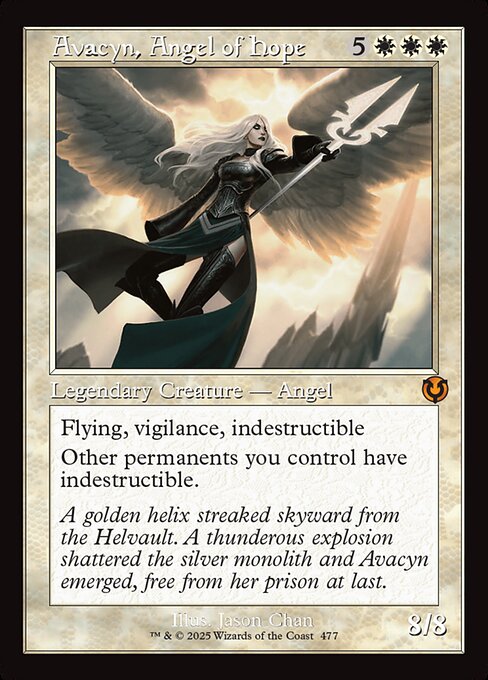 【Foil】【EN】希望の天使アヴァシン/Avacyn, Angel of Hope [INR] 白M No.477