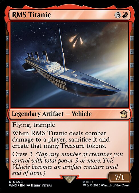【サージFoil】【Foil】【EN】タイタニック号/RMS Titanic [WHO] 赤R No.698