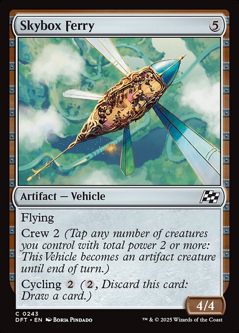 【Foil】【EN】空中観覧席/Skybox Ferry [DFT] 茶C No.243