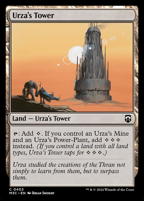 【リップルFoil】【EN】ウルザの塔/Urza's Tower [M3C] 無C No.403