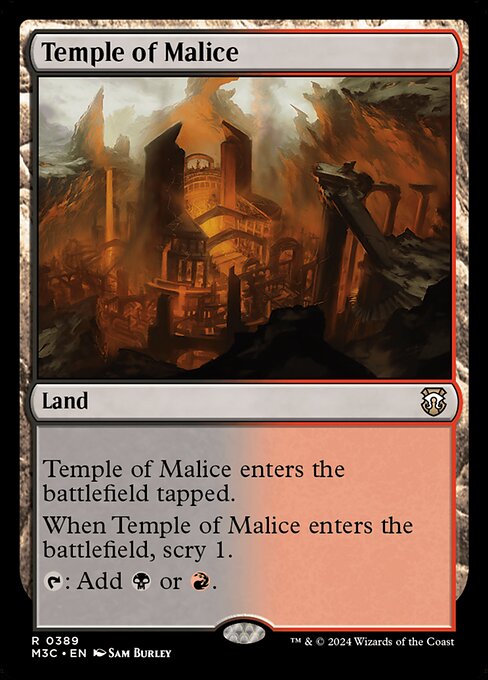 【EN】悪意の神殿/Temple of Malice [M3C] 無R No.389