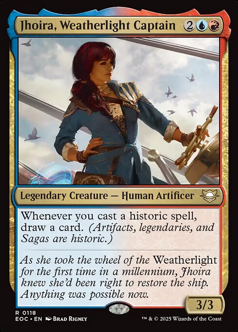 【EN】ウェザーライトの艦長、ジョイラ/Jhoira, Weatherlight Captain [EOC] 金R No.118
