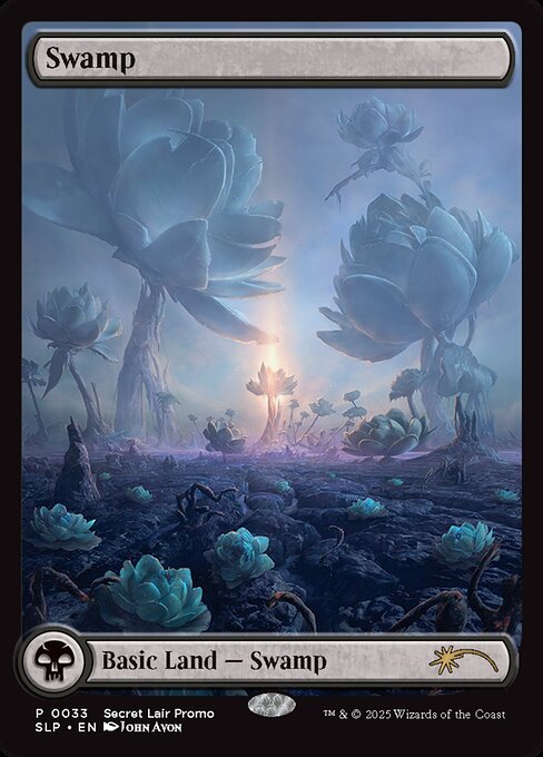 【Foil】【EN】Swamp [SLP] 土地R No.33