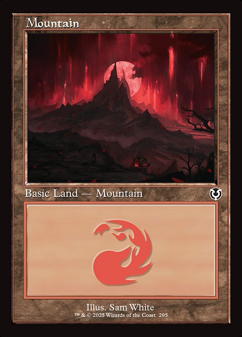 【Foil】【EN】山/Mountain [INR] 土地C No.295
