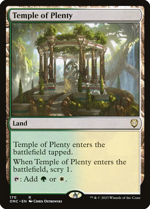 【EN】豊潤の神殿/Temple of Plenty [ONC] 無R No.170