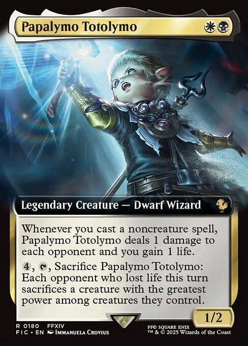 【拡張アート】【Foil】【EN】パパリモ・トトリモ/Papalymo Totolymo [FIC] 金R No.180