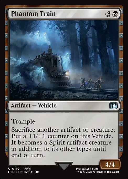 【Foil】【EN】魔列車/Phantom Train [FIN] 黒U No.110