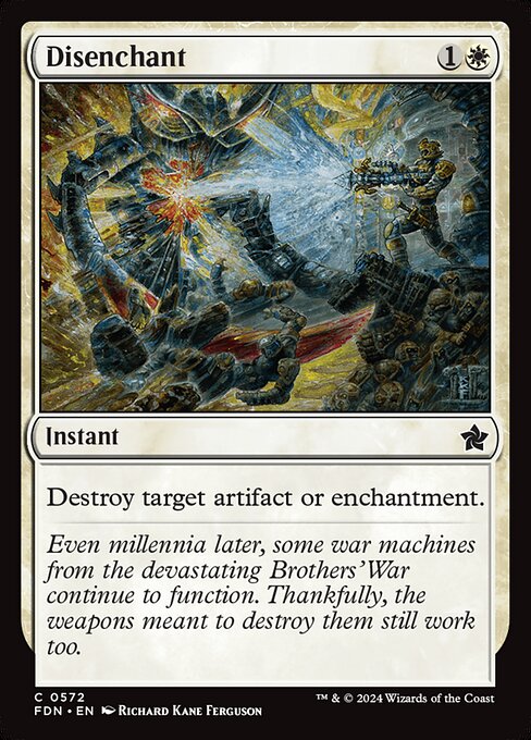 【EN】解呪/Disenchant [FDN] 白C No.572