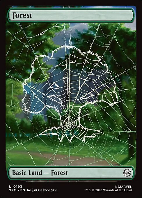 【フルアート】【Foil】【EN】森/Forest [SPM] 土地C No.193