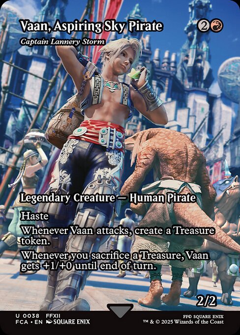 【ショーケース】【EN】風雲船長ラネリー/Captain Lannery Storm [FCA] 赤U No.38
