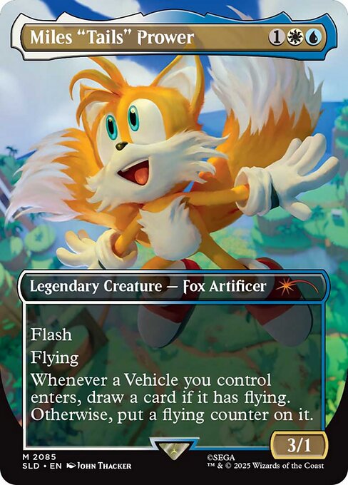 【ボーダレス】【Foil】【EN】Miles "Tails" Prower [SLD] 金M No.2085
