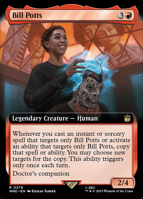 【拡張アート】【Foil】【EN】ビル・ポッツ/Bill Potts [WHO] 赤R No.379