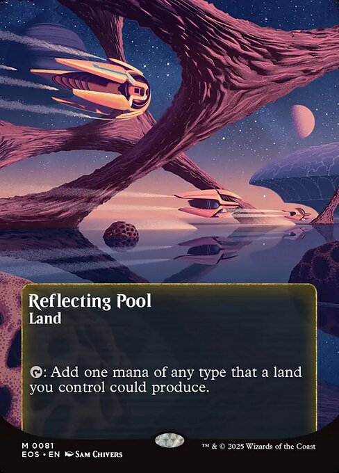 【ボーダレス】【Foil】【EN】反射池/Reflecting Pool [EOS] 土地M No.81