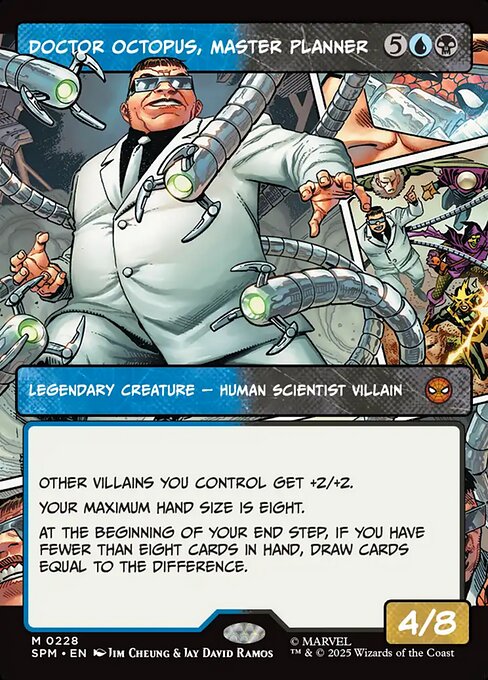 【ボーダレス】【Foil】【EN】マスタープランナー、ドクター・オクトパス/Doctor Octopus, Master Planner [SPM] 金M No.228
