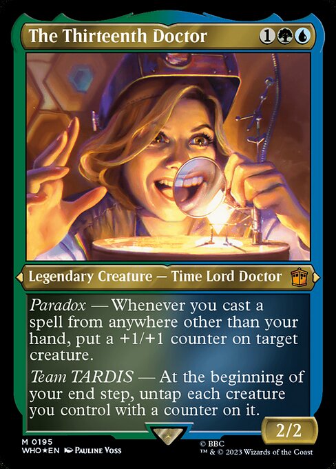 【エッチングFoil】【Foil】【EN】13代目ドクター/The Thirteenth Doctor [WHO] 金M No.195