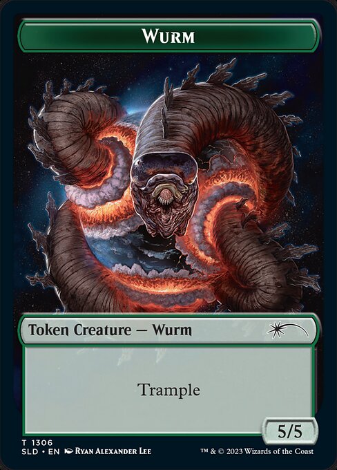 【Foil】【EN】Wurm [SLD] 緑C No.1306