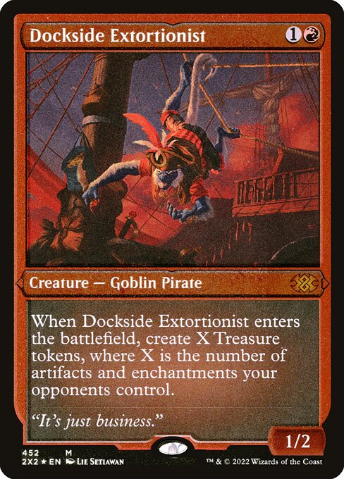 【エッチングFoil】【EN】波止場の恐喝者/Dockside Extortionist [2X2] 赤M No.452