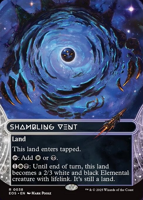【ボーダレス】【EN】乱脈な気孔/Shambling Vent [EOS] 土地R No.38