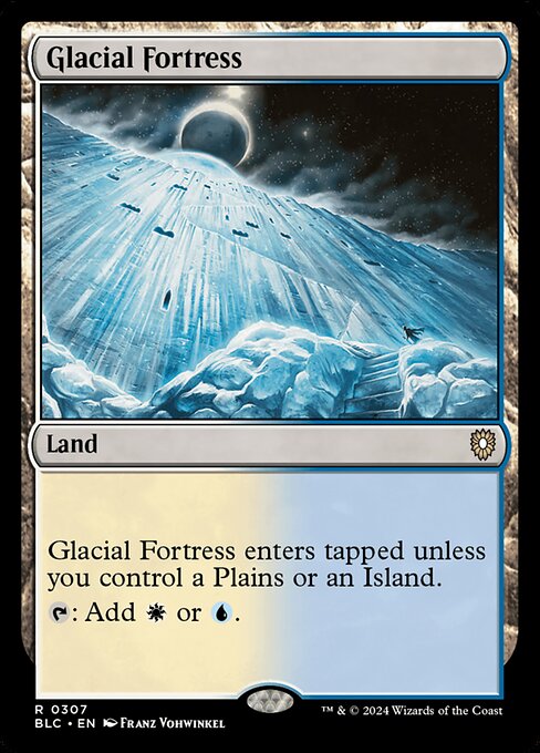 【EN】氷河の城砦/Glacial Fortress [BLC] 土地R No.307