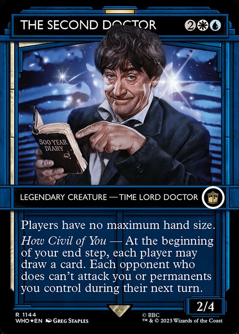 【サージFoil】【ショーケース】【Foil】【EN】２代目ドクター/The Second Doctor [WHO] 金R No.1144