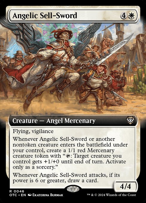 【Foil】【EN】天使の売剣/Angelic Sell-Sword [OTC] 白R No.46