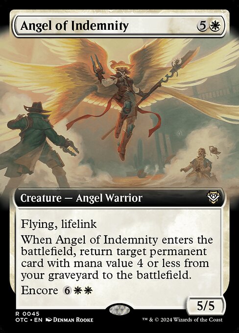 【Foil】【EN】赦免の天使/Angel of Indemnity [OTC] 白R No.45