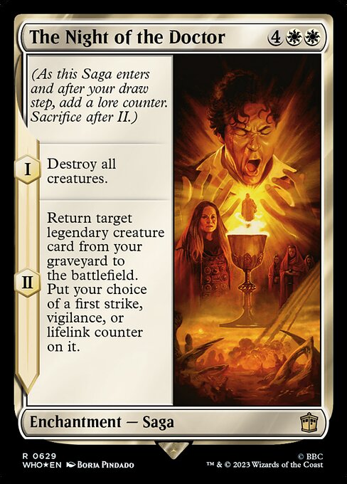 【サージFoil】【Foil】【EN】ドクター前夜/The Night of the Doctor [WHO] 白R No.629