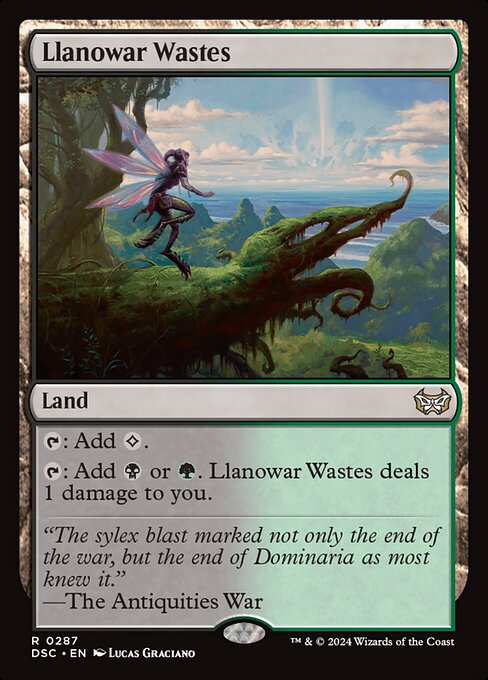 【EN】ラノワールの荒原/Llanowar Wastes [DSC] 土地R No.287