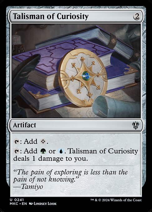 【EN】好奇のタリスマン/Talisman of Curiosity [MKC] 茶U No.241