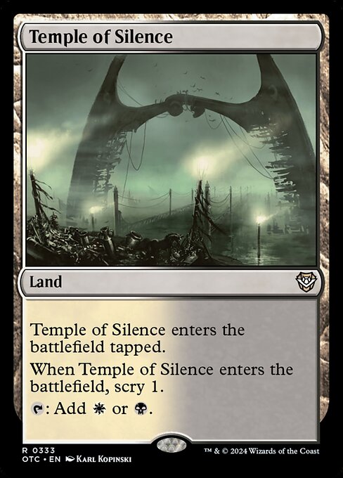 【EN】静寂の神殿/Temple of Silence [OTC] 無R No.333