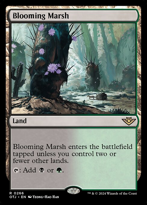 【Foil】【EN】花盛りの湿地/Blooming Marsh [OTJ] 無R No.266