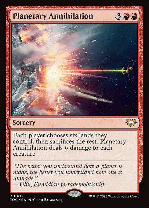 【EN】惑星殲滅/Planetary Annihilation [EOC] 赤R No.12