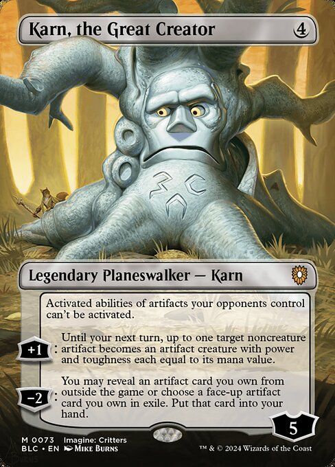 【ボーダレス】【EN】大いなる創造者、カーン/Karn, the Great Creator [BLC] 無M No.73