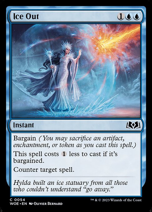 【Foil】【EN】氷封/Ice Out [WOE] 青C No.54