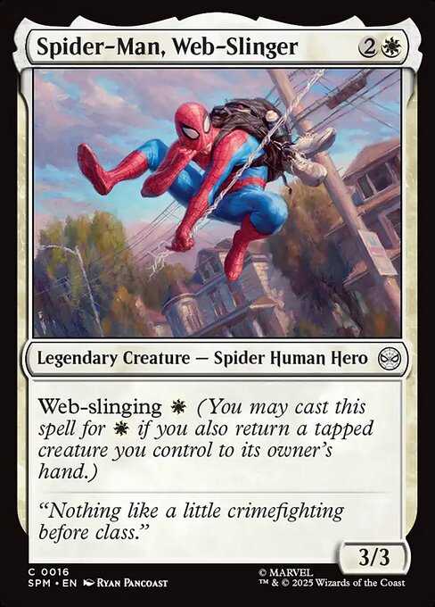 【EN】ウェブスリンガー、スパイダーマン/Spider-Man, Web-Slinger [SPM] 白C No.16