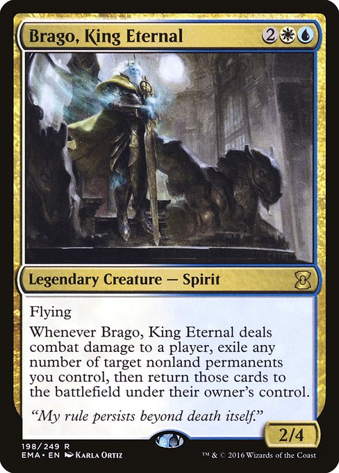 【Foil】【EN】永遠王、ブレイゴ/Brago, King Eternal [EMA] 金R No.198