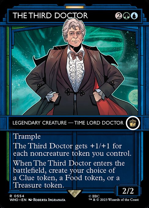 【ショーケース】【Foil】【EN】３代目ドクター/The Third Doctor [WHO] 金R No.554