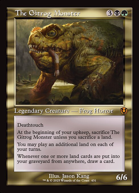 【Foil】【EN】ギトラグの怪物/The Gitrog Monster [INR] 金M No.431