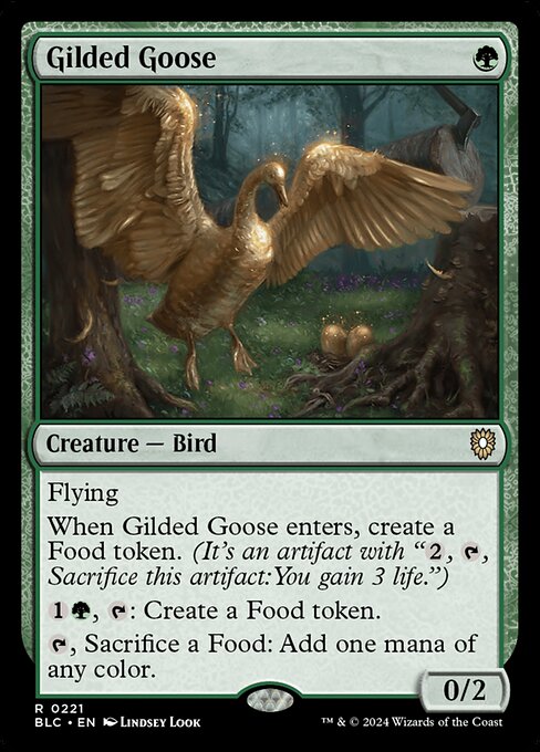 【EN】金のガチョウ/Gilded Goose [BLC] 緑R No.221