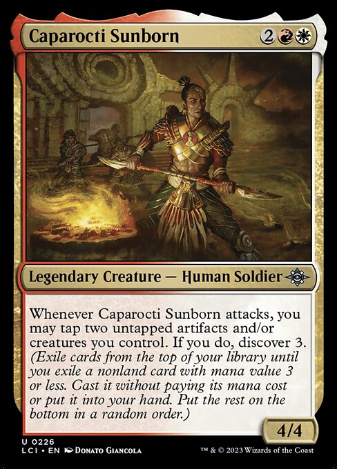【Foil】【EN】カパロクティ・サンボーン/Caparocti Sunborn [LCI] 金U No.226