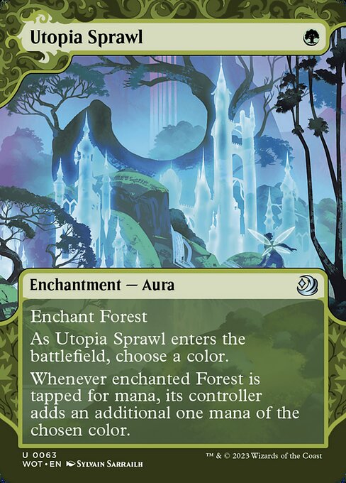【EN】楽園の拡散/Utopia Sprawl [WOT] 緑U No.63