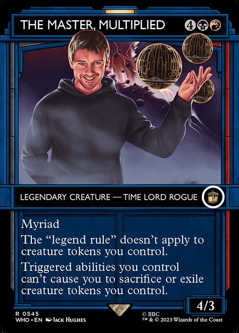 【ショーケース】【Foil】【EN】増殖されし者、マスター/The Master, Multiplied [WHO] 金R No.545
