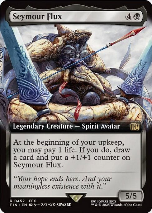 【拡張アート】【Foil】【EN】シーモア：終異体/Seymour Flux [FIN] 黒R No.452