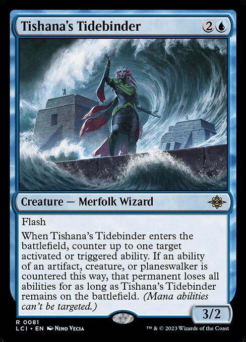 【EN】ティシャーナの潮縛り/Tishana's Tidebinder [LCI] 青R No.81
