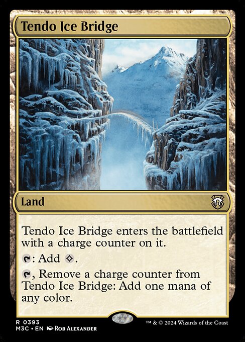 【リップルFoil】【EN】氷の橋、天戸/Tendo Ice Bridge [M3C] 無R No.393