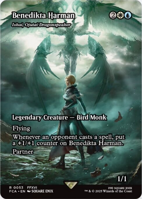 【ショーケース】【Foil】【EN】オジュタイの龍語り、イーシャイ/Ishai, Ojutai Dragonspeaker [FCA] 金R No.53